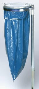 Var Müllsackständer, HxØ 1200x440mm, Gestell Verzinkt, Deckel Verzinkt