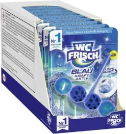 WC FRISCH Kraft Aktiv Blauspüler Ozeanfrische 10x50g WC Reiniger Reinigung