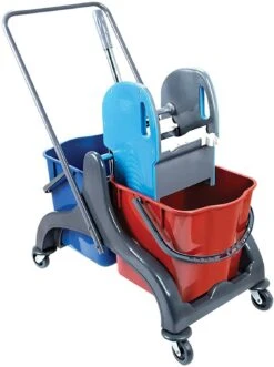 1CleanSV© Aura2 Reinigungswagen Mit Ablage, Wischset Mit 50 Cm Magic Click Klapphalter "steht Von Alleine", 5 X 50 Cm CleanSV Baumwolllmops Und Teleko -Sauber Lieferungen Geschäft 67334c11 0eb6 4046 8fa7 6a3d89ab5308 4