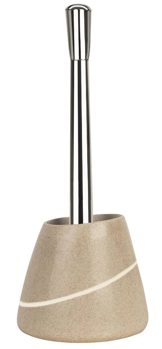 Spirella "Etna" WC Bürste Toilettenbürste In Steinoptik Aus Polyresin 17x13x19cm Glitzer Schwarz 7 Spirella "Etna" WC Bürste Toilettenbürste In Steinoptik Aus Polyresin 17x13x19cm Glitzer Schwarz – Bild 5