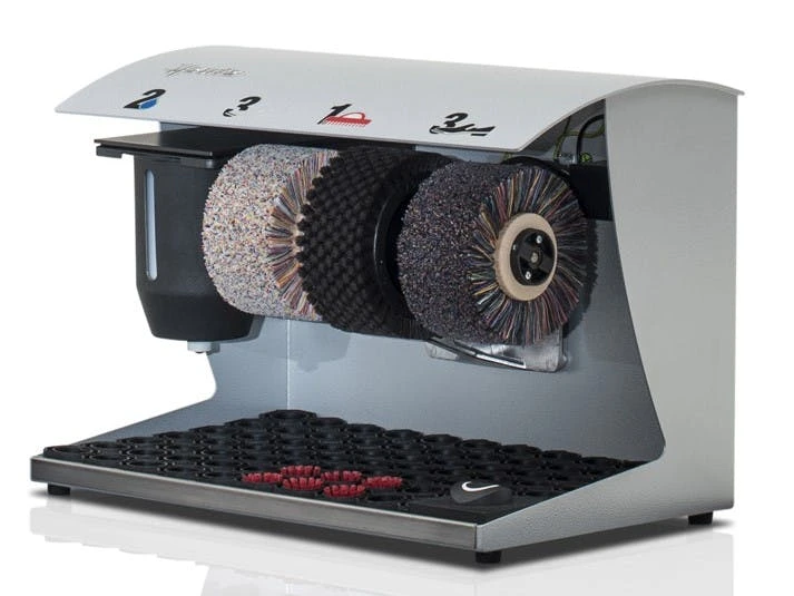 Elégance Couleur Graphit (RAL 7022) Schuhputzmaschine, Inkl. 1 Ltr Schuhpolitur (farblos) 6 Elégance Couleur Graphit (RAL 7022) Schuhputzmaschine, Inkl. 1 Ltr Schuhpolitur (farblos) – Bild 4