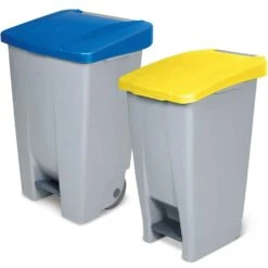 BRB 2 Tretabfallsammler Korpus Grau, 60 Liter Deckel Gelb + 80 Liter Deckel Rot -Sauber Lieferungen Geschäft 6f05cfb3 a816 4846 95bf d8fa7b3cff2d