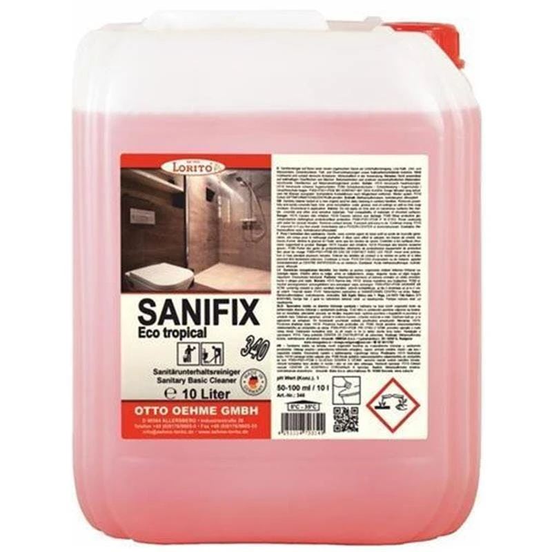 Lorito Sanifix Sanitärreiniger Kalklöser Kalkentferner Eco Tropical 10 Liter 3 Lorito Sanifix Sanitärreiniger Kalklöser Kalkentferner Eco Tropical 10 Liter