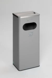 Kombiascher, HxBxT 760x310x220mm, 32l, Korpus Stahl RAL5010 6 Kombiascher, HxBxT 760x310x220mm, 32l, Korpus Stahl RAL5010 – Bild 4