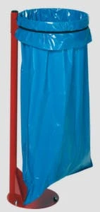 Var Müllsackständer, 120l, H 1020mm, Gestell Rot