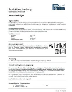 Perladin Premium Neutralreiniger 5 L Kanister Mit Ablasshahn Universal Reiniger 5 Liter -Sauber Lieferungen Geschäft 735a8994 b6e6 4208 b289 01a4b831df59 1