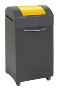 Wertstoffbehälter, Nicht Brennbar, 1x75l, HxBxT 840x380x320mm, Korpus Stahl RAL7016, Deckel Stahl Gelb, 2 Rollen 7 Wertstoffbehälter, Nicht Brennbar, 1x75l, HxBxT 840x380x320mm, Korpus Stahl RAL7016, Deckel Stahl Gelb, 2 Rollen – Bild 5