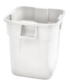 Abfallbehälter, 100l, HxBxT 800x385x385mm, Korpus Stahl Weiß -Sauber Lieferungen Geschäft 78e137ae c881 48f4 b711 2048fbf395b9