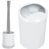 Spirella Badezimmer Set, 2-teilige Abfalleimer Kosmetikeimer Und WC Bürste “Sydney“ Weiß -Sauber Lieferungen Geschäft 7912705f 4a00 404d b05f 4a62ba15c32e