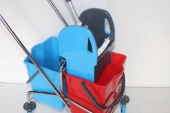 CleanSV Wischset 40 Cm Chrom Doppelfahrwagen Mit Presse, Putzset MopSet 40 Cm: 3 Baumwollmops, Klappphalter, Teleskopstiehl -Sauber Lieferungen Geschäft 794513e9 9670 4368 9543 95f19fc1a065 4