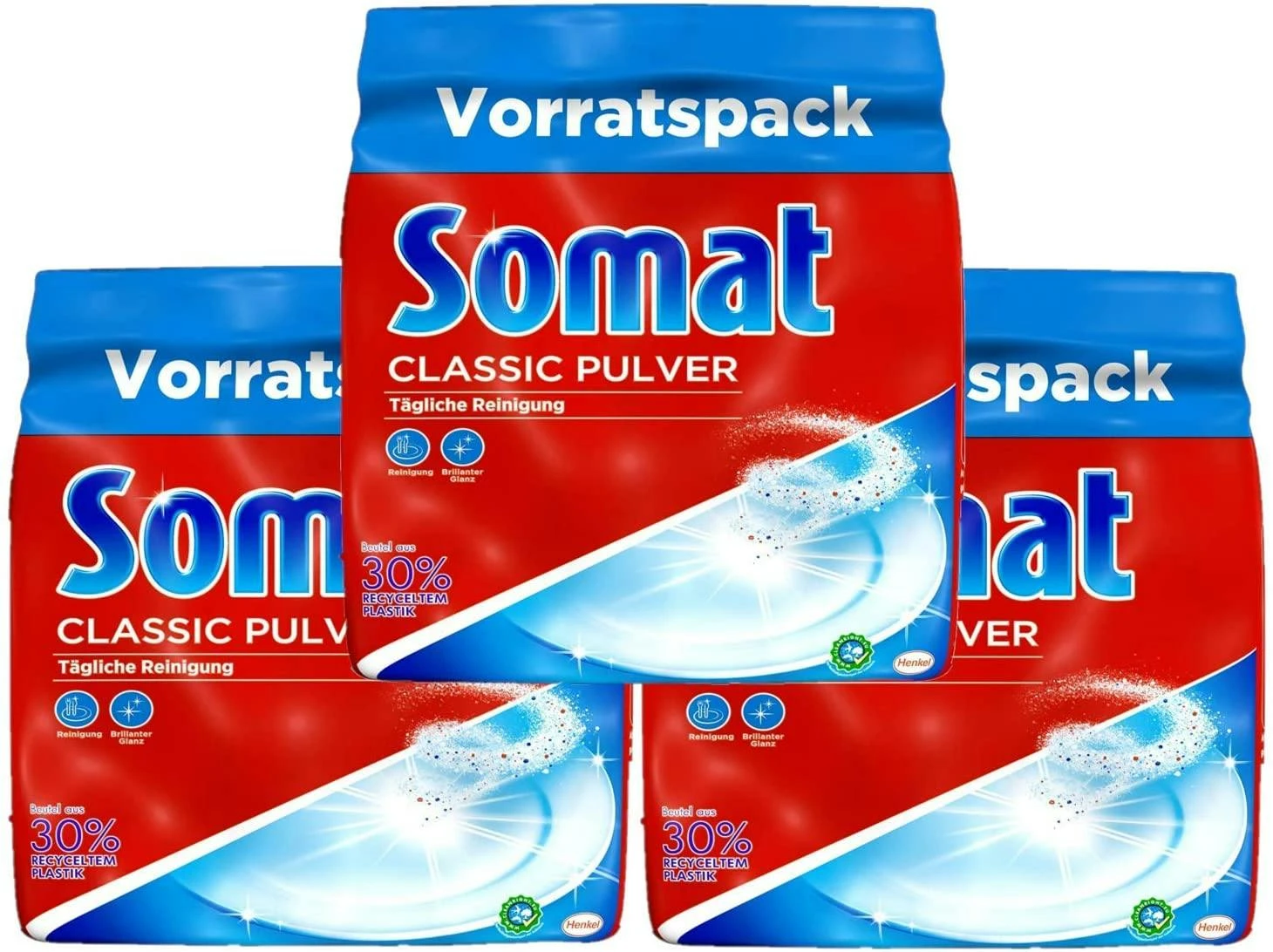 Somat Classic Pulver Geschirrspülmittel 5x1200 G Spülmaschinentabs Reinigung 5 Somat Classic Pulver Geschirrspülmittel 5x1200 G Spülmaschinentabs Reinigung – Bild 3