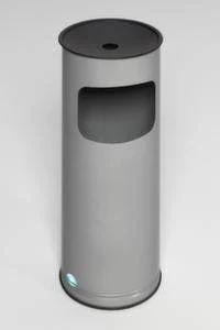 Var Kombiascher, HxØ 990x435mm, 104l, Korpus Stahl Silber, Säulenform, M. Kippensieb 8 Var Kombiascher, HxØ 990x435mm, 104l, Korpus Stahl Silber, Säulenform, M. Kippensieb – Bild 6