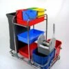CleanSv® Master Chrom Reinigungswagen / Servicewagen Mit 2 X 20 Liter Eimer, 4 X 6 Liter Eimer, 3 Kunststoff Ablagen, Moppresse, Müllsackhalter 1 CleanSv® Master Chrom Reinigungswagen / Servicewagen Mit 2 X 20 Liter Eimer, 4 X 6 Liter Eimer, 3 Kunststoff Ablagen, Moppresse, Müllsackhalter -Sauber Lieferungen Geschäft 7cacc300 b9bb 4123 808d b4a4b37b57c8 2