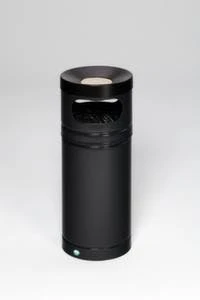 Var Kombiascher, HxØ 885x365mm, 56l, Korpus Stahl RAL7021, Säulenform 3 Var Kombiascher, HxØ 885x365mm, 56l, Korpus Stahl RAL7021, Säulenform