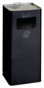 Kombiascher, HxBxT 665x260x260mm, Korpus Stahl Antiksilber, M. Kippensieb 8 Kombiascher, HxBxT 665x260x260mm, Korpus Stahl Antiksilber, M. Kippensieb – Bild 6