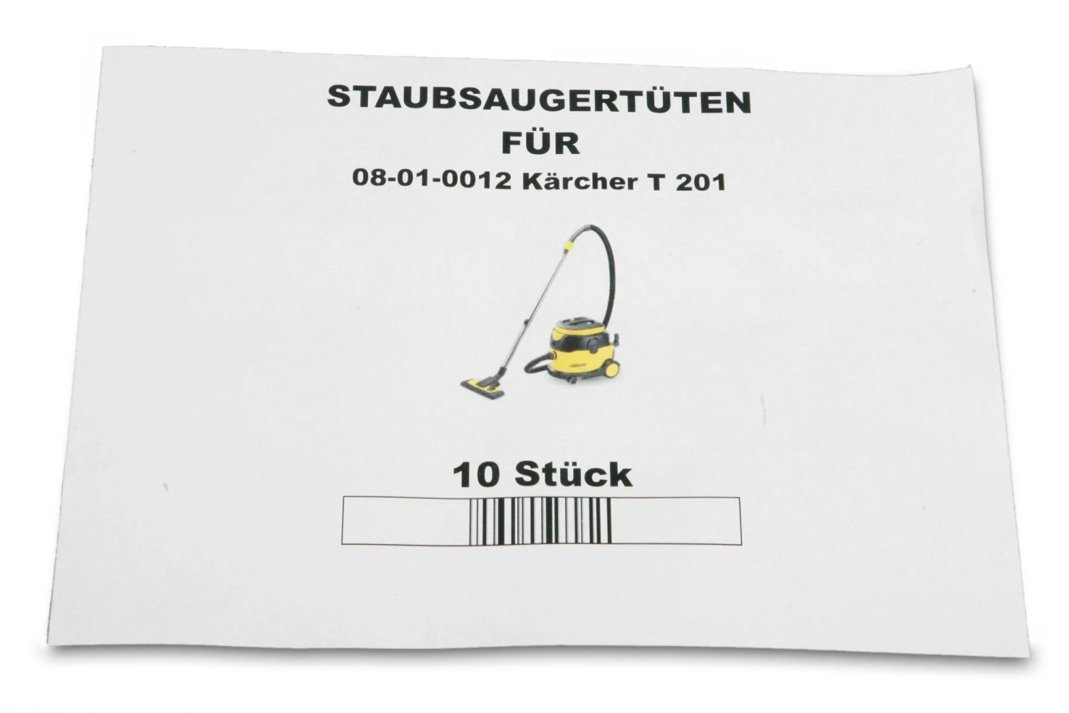 10 Hochwertige Staubsaugerbeutel Passend Für Kärcher T201 Kesselsauger Mehrlagig 9 10 Hochwertige Staubsaugerbeutel Passend Für Kärcher T201 Kesselsauger Mehrlagig – Bild 7