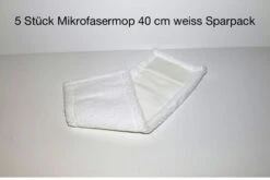 CleanSV® Microfasermop Profi 40 Cm Weiss 5 Stück Sparpack