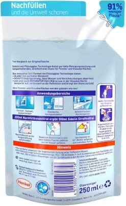 Sidolin Cristal Glasreiniger Glas Reiniger Fensterreiniger 250ml Nachfüller 14 Sidolin Cristal Glasreiniger Glas Reiniger Fensterreiniger 250ml Nachfüller -Sauber Lieferungen Geschäft 80ded3a9 4605 4d32 918b 19078724680c