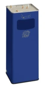 Kombiascher, HxBxT 660x230x230mm, Korpus Stahl Anthrazit, M. Kippensieb 5 Kombiascher, HxBxT 660x230x230mm, Korpus Stahl Anthrazit, M. Kippensieb – Bild 3