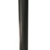 Standascher, HxØ 1041x100mm, Alu, Korpus Schwarz, Säulenform, M. Schutzdach -Sauber Lieferungen Geschäft 82361cae 7126 4a7b 8360 0af537f5bff6 1