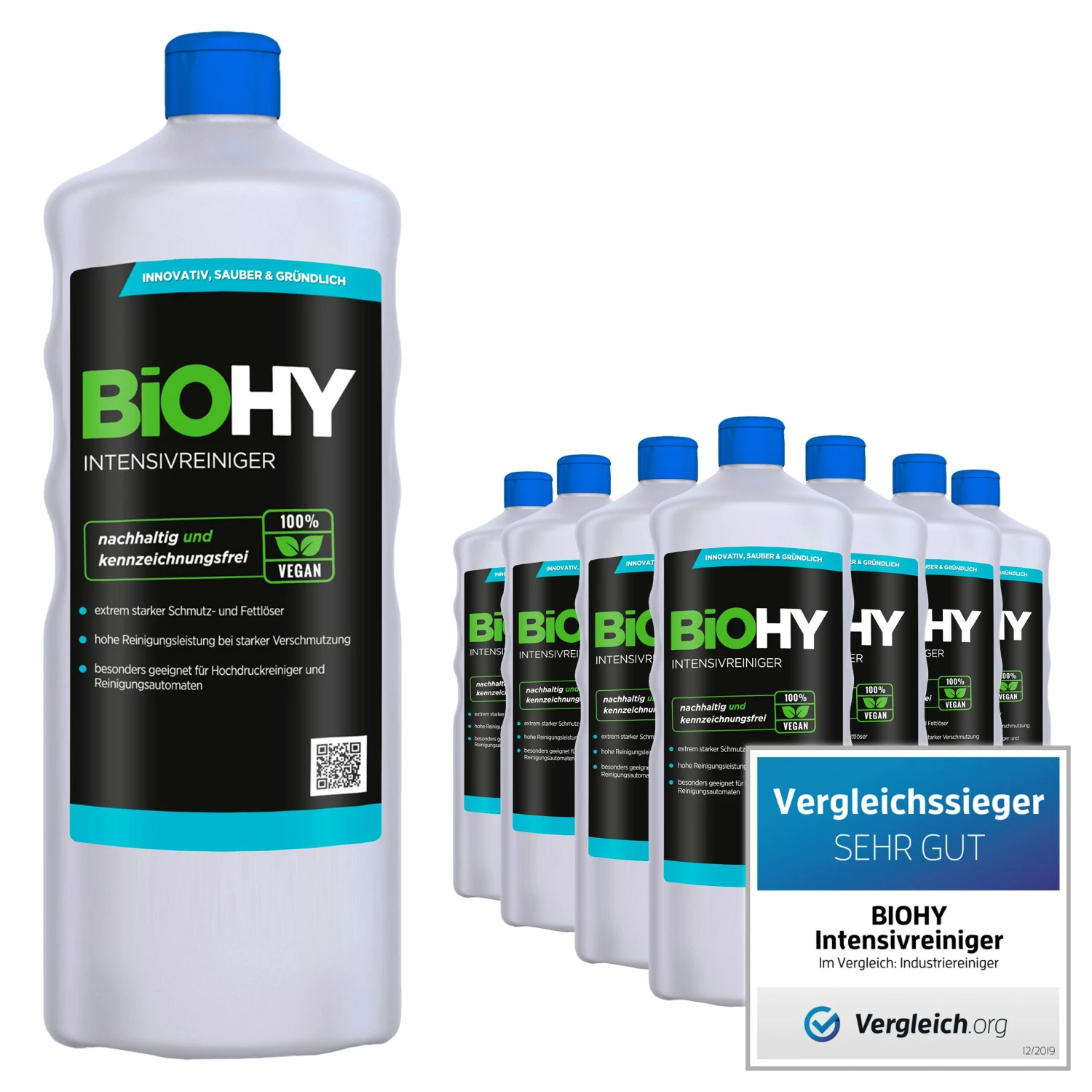 BiOHY Intensivreiniger Universal (1l Flasche) | Hochleistungs-INDUSTRIEREINIGER | Grundreiniger Ideal Für Hochdruckreiniger, Schaumarm 4 BiOHY Intensivreiniger Universal (1l Flasche) | Hochleistungs-INDUSTRIEREINIGER | Grundreiniger Ideal Für Hochdruckreiniger, Schaumarm – Bild 2
