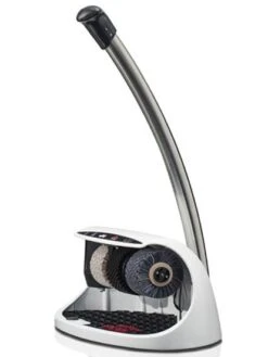 Cosmo Plus Weiss (RAL 9016) Schuhputzmaschine, Inkl. 1 Ltr Schuhpolitur (farblos)