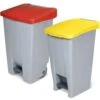 BRB 2 Tretabfallsammler Korpus Grau, 60 Liter Deckel Gelb + 80 Liter Deckel Rot -Sauber Lieferungen Geschäft 8938c2f3 b229 4bf0 82ff f52f90d75a42