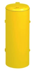 Var Abfallbehälter, F. Innen/außen, 120l, HxØ 900x450mm, Korpus Stahl RAL5010 6 Var Abfallbehälter, F. Innen/außen, 120l, HxØ 900x450mm, Korpus Stahl RAL5010 – Bild 4