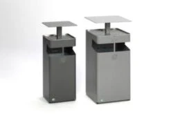 Kombiascher, HxBxT 920x450x450mm, 72l, Korpus Stahl Eisenglimmer, M. Schutzdach -Sauber Lieferungen Geschäft 8b3c2846 76d5 47df 86bd cc8b5f857153