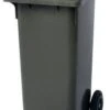 Abfalltonne, 120l, Korpus PE Grau, HxBxT 930x505x555mm, 2 Räder -Sauber Lieferungen Geschäft 8b5304d5 a6f3 4f82 9731 b466d17374e4