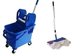 CleanSV® Wischset Vera Blau "Magic Click" 50 Cm, Putzeimer, Presse, 5tlg Mopset -Sauber Lieferungen Geschäft 8bb5d30b 05d6 4dde a87a 6f2465bf5955 1