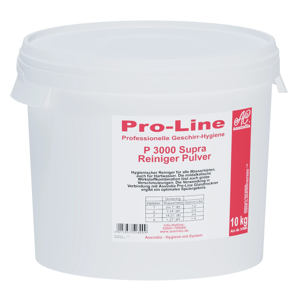 ProLine P3000 Supra Geschirr-Reiniger Pulver 5kg 4 ProLine P3000 Supra Geschirr-Reiniger Pulver 5kg – Bild 2
