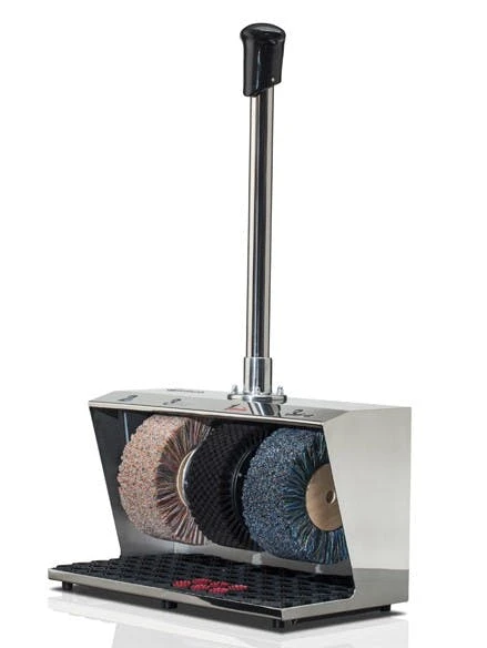 Polifix 2 Chrom (Hochglanz) Schuhputzmaschinen, Inkl. 1 Ltr Schuhpolitur (farblos) 3 Polifix 2 Chrom (Hochglanz) Schuhputzmaschinen, Inkl. 1 Ltr Schuhpolitur (farblos)