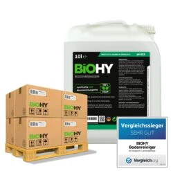 BiOHY Bodenreiniger (10l Kanister) | Konzentrat Für Alle Reinigungsgeräte Und Alle Hartböden | Angenehmer Geruch Und Streifenfreie Reinigung -Sauber Lieferungen Geschäft 8ef101a6 551f 41dd a5ef 9f60d2c726e8 1