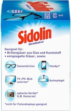 Sidolin Brillen Putztücher 50 Stück Reinigungstücher Brillenputztücher Reiniger 13 Sidolin Brillen Putztücher 50 Stück Reinigungstücher Brillenputztücher Reiniger -Sauber Lieferungen Geschäft 93951b7c db0b 4d87 a837 5e51ee5f2108