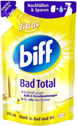 Biff Bad Total Zitrus Badreiniger Bad Reiniger Badezimmer 2x750 Ml Sprühflasche 12 Biff Bad Total Zitrus Badreiniger Bad Reiniger Badezimmer 2x750 Ml Sprühflasche -Sauber Lieferungen Geschäft 9491ac61 7a44 4e83 b0b2 fd8707ce9a23 1