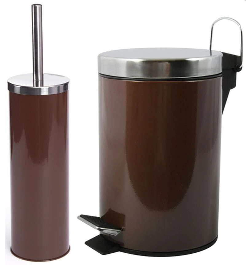 MSV Badezimmer Set, 2-teilige Abfalleimer Kosmetikeimer Und WC Bürste “Miami“ Blau 7 MSV Badezimmer Set, 2-teilige Abfalleimer Kosmetikeimer Und WC Bürste “Miami“ Blau – Bild 5