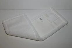 CleanSV® Laschenmop Laschenmikrofasermop 50 Cm Weiß Mit Lasche Und Tasche