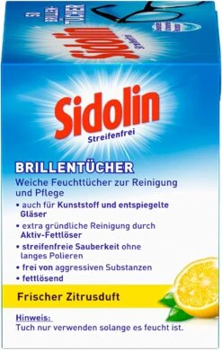 Sidolin Brillen Putztücher 50 Stück Reinigungstücher Brillenputztücher Reiniger 14 Sidolin Brillen Putztücher 50 Stück Reinigungstücher Brillenputztücher Reiniger -Sauber Lieferungen Geschäft 9539c75e 1afc 42c3 a09a a1df10248246