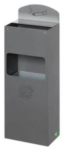 Var Messing-Kombiascher, HxBxT 550x200x125mm, Wandbefestigung, 4l, Korpus Pulverbesch. 7 Var Messing-Kombiascher, HxBxT 550x200x125mm, Wandbefestigung, 4l, Korpus Pulverbesch. – Bild 5