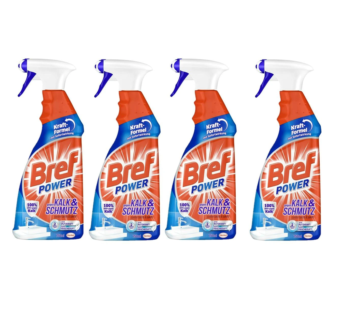 Bref Power Fett Eingebranntes Fettlöser Küchen Reiniger 4x750 Ml Sprühflasche 7 Bref Power Fett Eingebranntes Fettlöser Küchen Reiniger 4x750 Ml Sprühflasche – Bild 5
