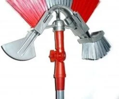 Fassadenbesen- Spinnenbesen - Dreieckbesen - Dachrinnenreiniger Ausziehbar Von 180 Cm Auf 480 Cm Inkl. Rinnenbürste Und Laubschieber (abnehmbar) -Sauber Lieferungen Geschäft 980fec0c 225e 4222 9564 b154944bfd15