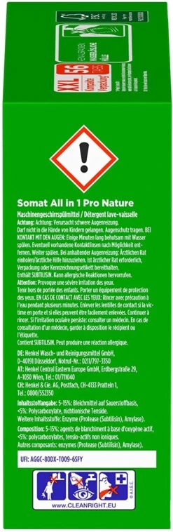 Somat All In 1 Pro Nature Spülmaschinen Tabs 56 Tabs Spülmittel Spülen Reinigung -Sauber Lieferungen Geschäft 9872c98b 0dfe 495c 8ec9 4398641fc39b