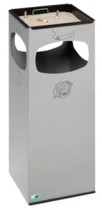 Kombiascher, HxBxT 660x230x230mm, Korpus Stahl Anthrazit, M. Kippensieb 9 Kombiascher, HxBxT 660x230x230mm, Korpus Stahl Anthrazit, M. Kippensieb – Bild 7