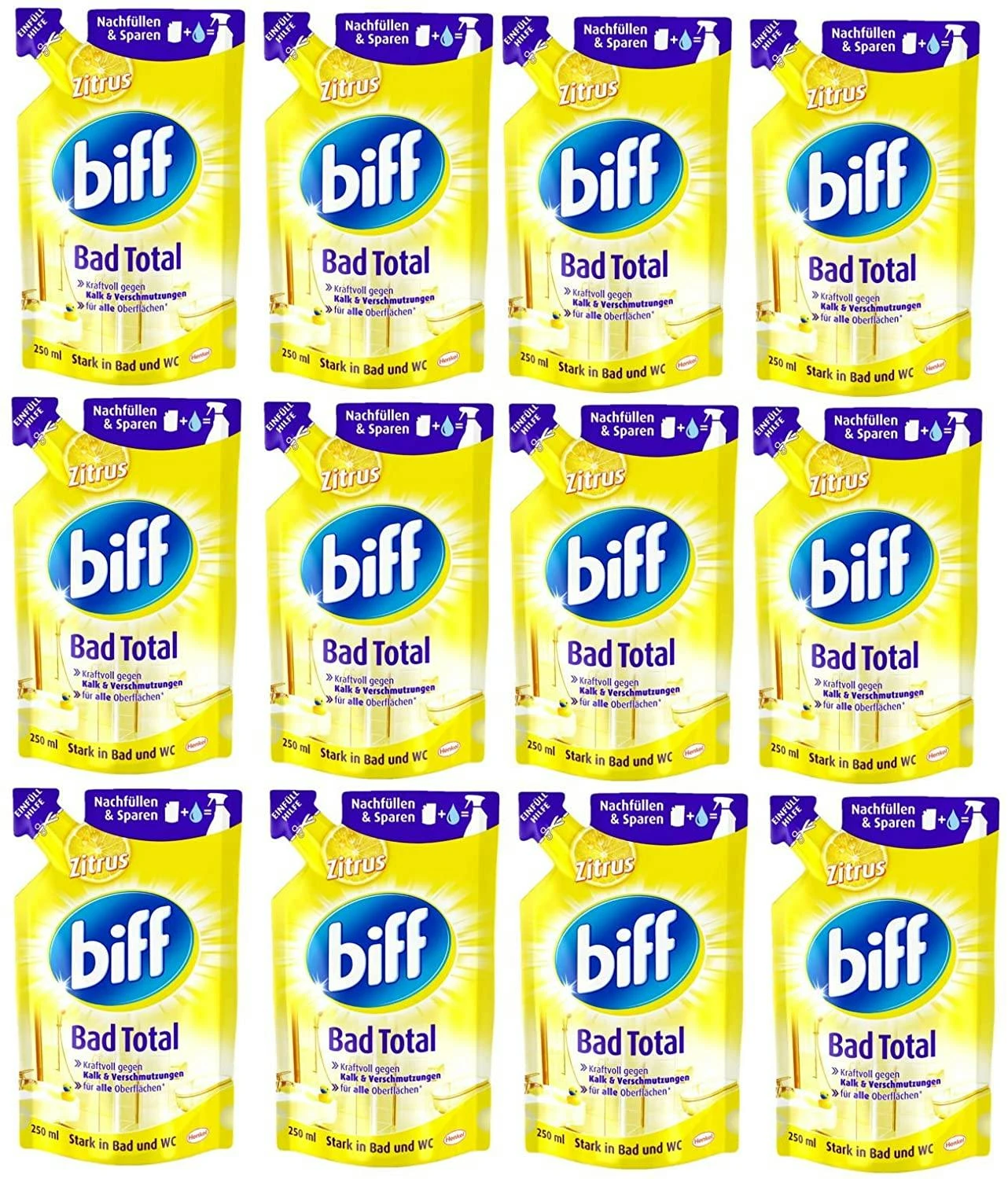 Biff Bad Total Zitrus Badreiniger Bad Reiniger Badezimmer 2x750 Ml Sprühflasche 5 Biff Bad Total Zitrus Badreiniger Bad Reiniger Badezimmer 2x750 Ml Sprühflasche – Bild 3
