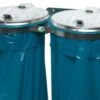 Müllsackhalter, 2x120l, BxT 800x530mm, Deckel Verzinkt -Sauber Lieferungen Geschäft 9c5d4e3d 3b33 4da7 b906 bd4c3038024d