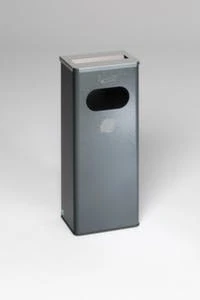 Kombiascher, HxBxT 760x310x220mm, 32l, Korpus Stahl Antiksilber