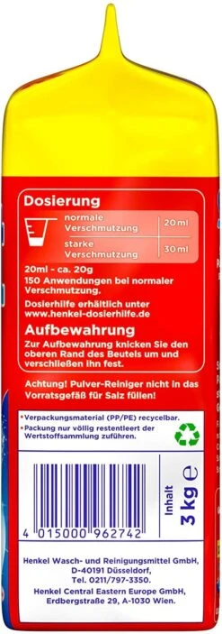 Somat Classic Spülmaschinen Pulver 3 Kg Geschirrspülreiniger Reinigung Reiniger -Sauber Lieferungen Geschäft 9f538e36 fc77 4d63 8854 6ce3549a5911