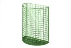 Drahtgitter-Abfallbehälter, F. Außen, 27l, H 430mm, Pfosten-/Wandbefestigung, Korpus Stahl RAL6010, Boden Geschlossen 11 Drahtgitter-Abfallbehälter, F. Außen, 27l, H 430mm, Pfosten-/Wandbefestigung, Korpus Stahl RAL6010, Boden Geschlossen -Sauber Lieferungen Geschäft a03c0180 9360 4c5a 87e9 586ca86bc1f2