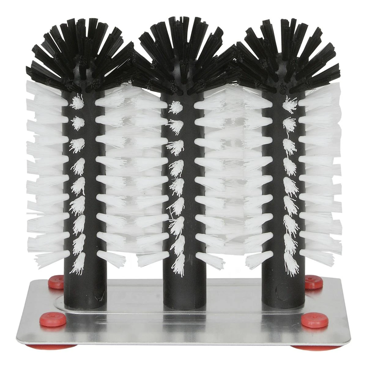 Delfin Gläserspülbürstengarnitur 4 X 18 Cm + 1 X 25 Cm Mit Metallbodenplatte 6 Delfin Gläserspülbürstengarnitur 4 X 18 Cm + 1 X 25 Cm Mit Metallbodenplatte – Bild 4